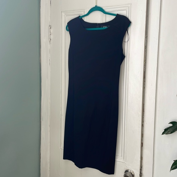 Icone brand black mid length dress (from Canadian department store Simons) - Picture 1 of 3